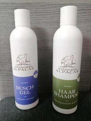 Alpaka Haar Shampoo und Duschgel