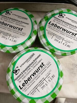 Leberwurst im 400g Glas