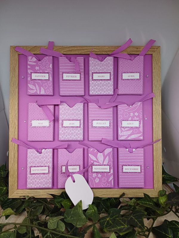 Cadre calendrier anniversaires
