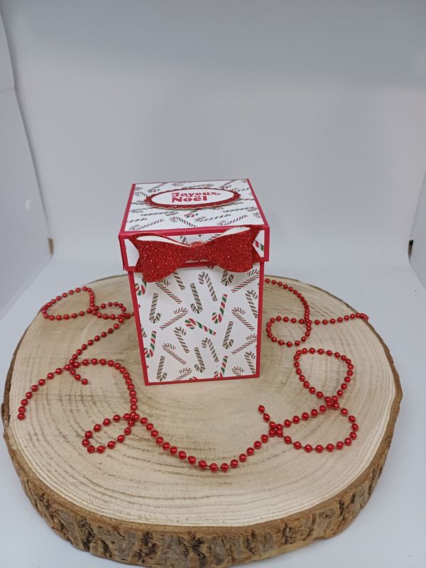 Boite cadeau joyeux noél