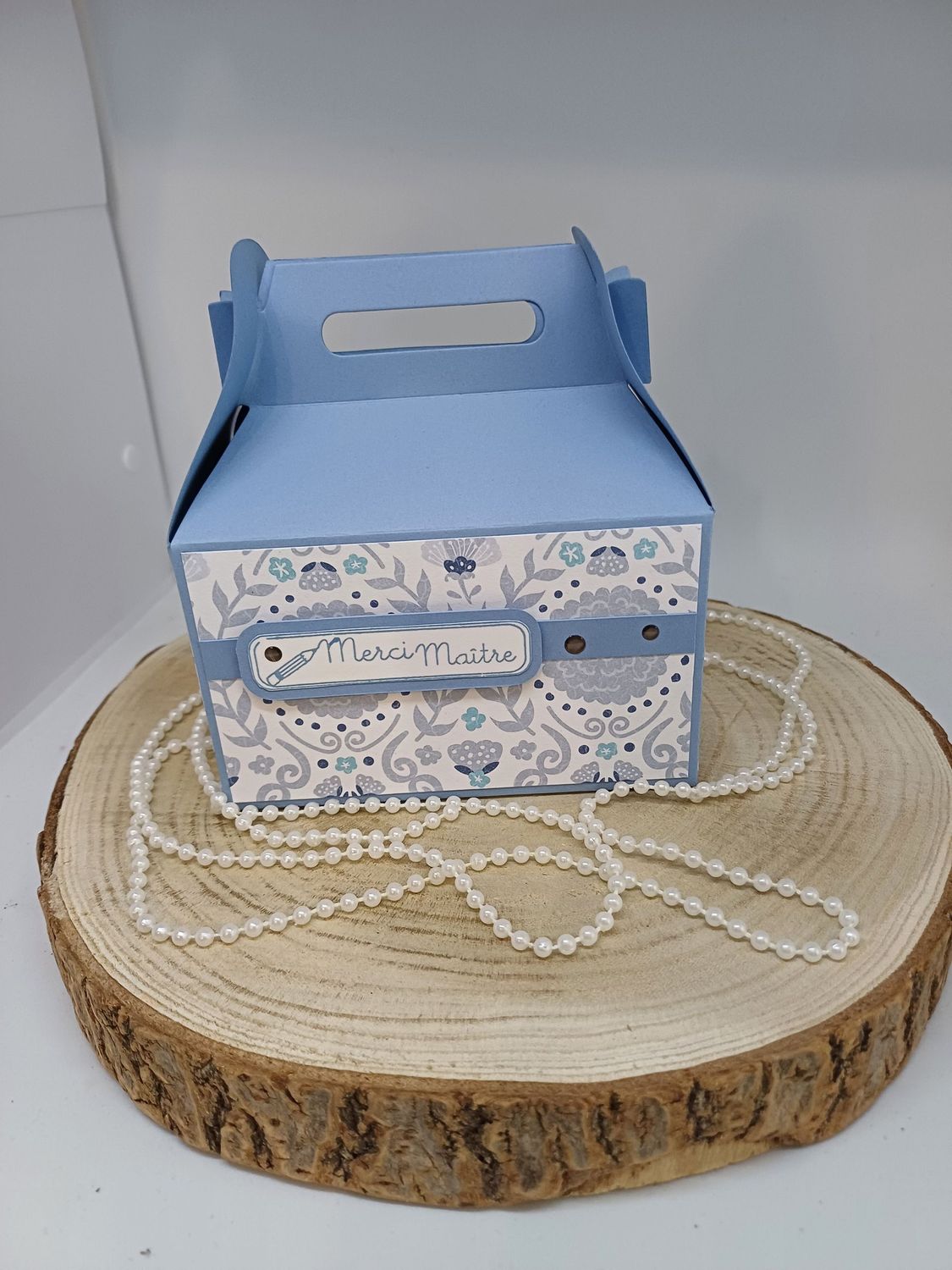 Boite cadeau merci maitre