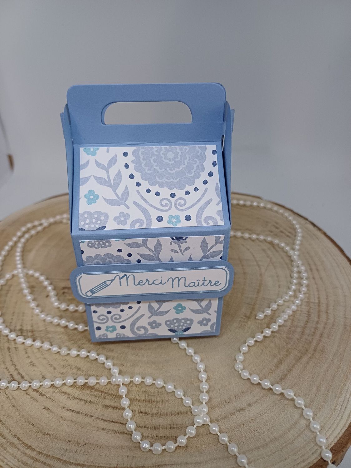 Boite cadeau merci maitre