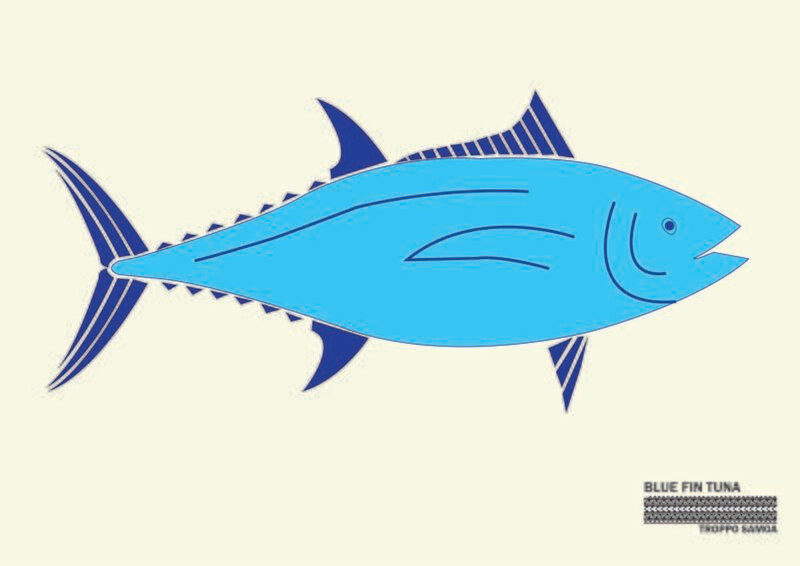 Blue Fin Tuna Flag