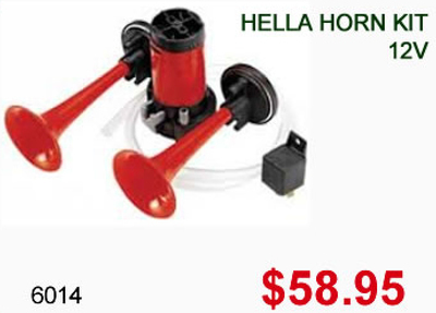 Hella Horn Kit 12V