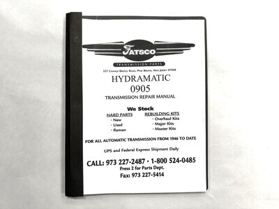 Hydramatic Repair Manual