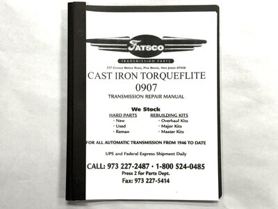 Cast Iron Torqueflite Repair Manual