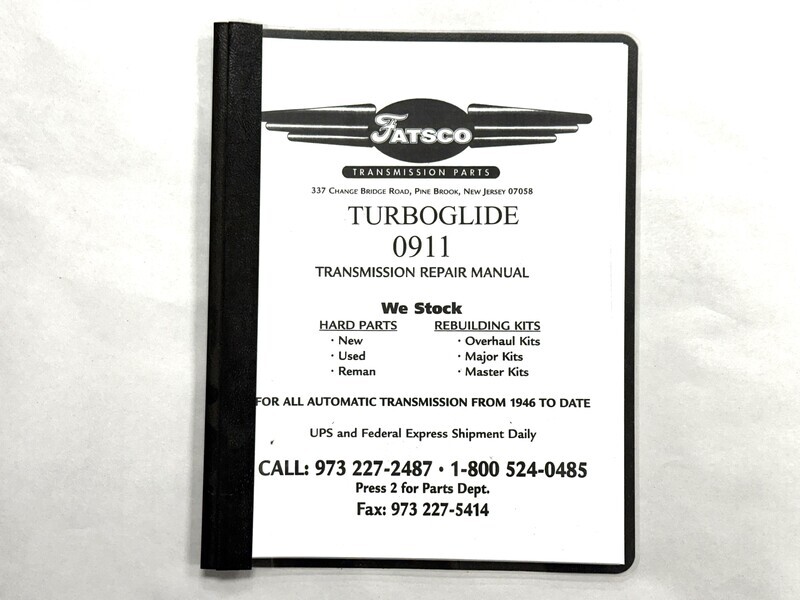 Turboglide Repair Manual