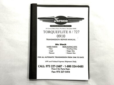 Torqueflite 8 / 727 Repair Manual