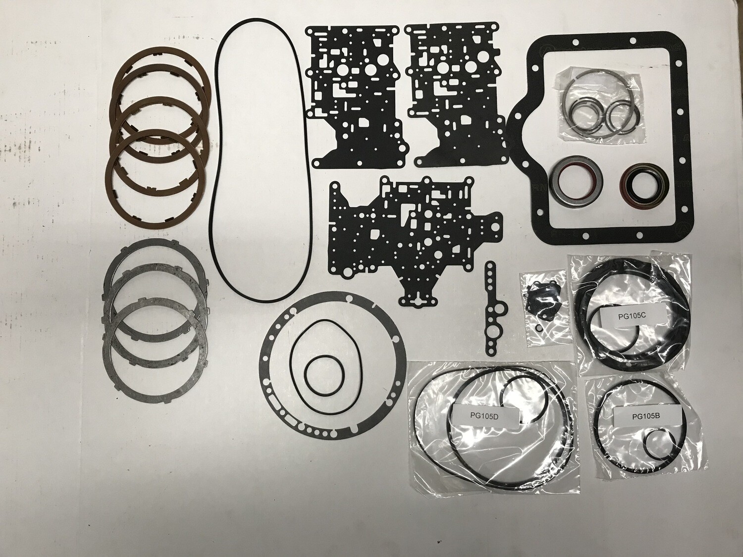 1957 Turboglide Rebuilding Kits, Choose Kit Option: Master Kit w/clutches &amp; steels