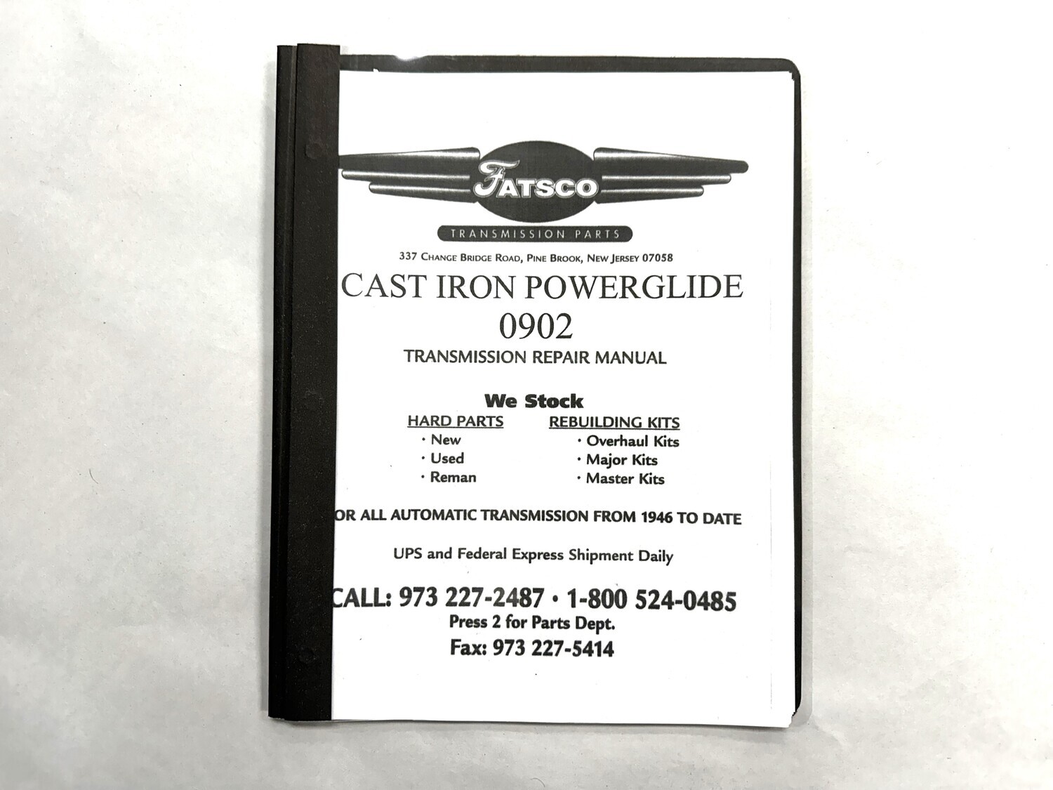 Cast Iron Powerglide Repair Manual
