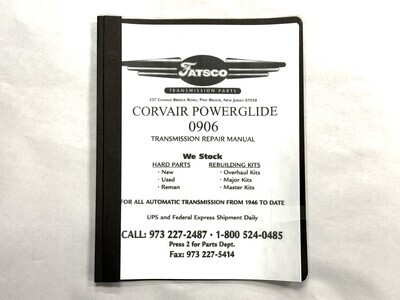 Corvair Powerglide Repair Manual