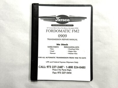 Fordomatic 2 Speed Repair Manual