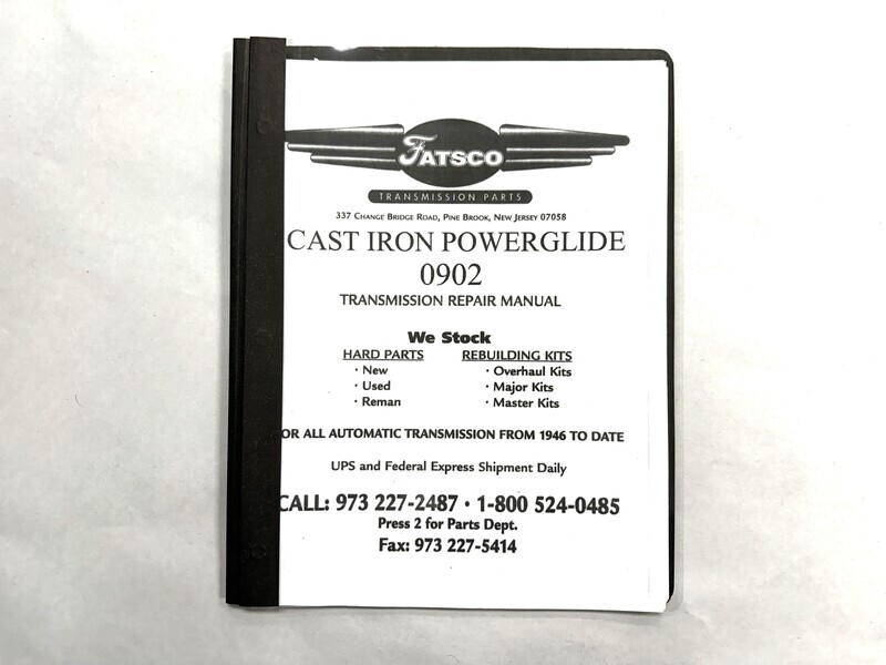 Cast Iron Powerglide Repair Manual