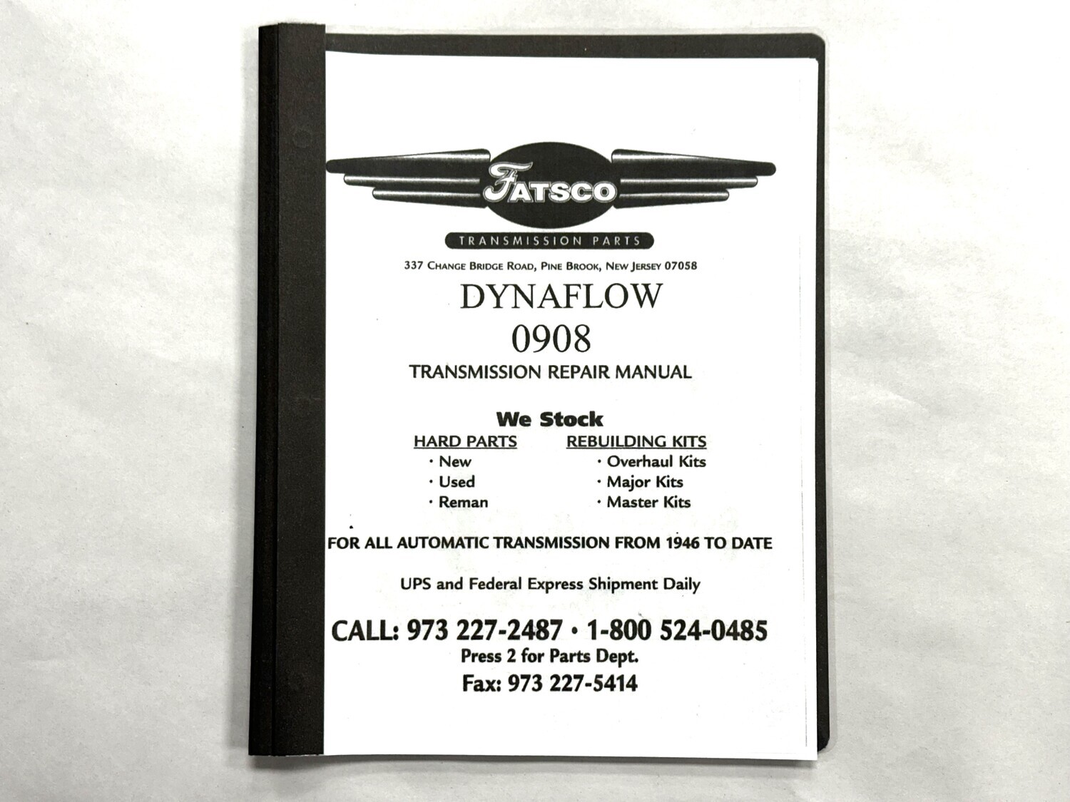 Dynaflow Repair Manual