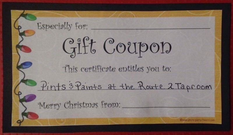 Pints & Paints Gift Certificate