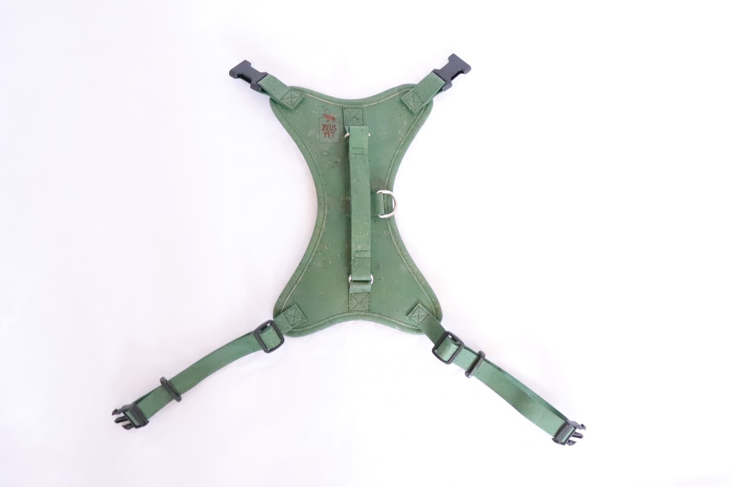 CORK LEATHER HARNESS - Green Passion