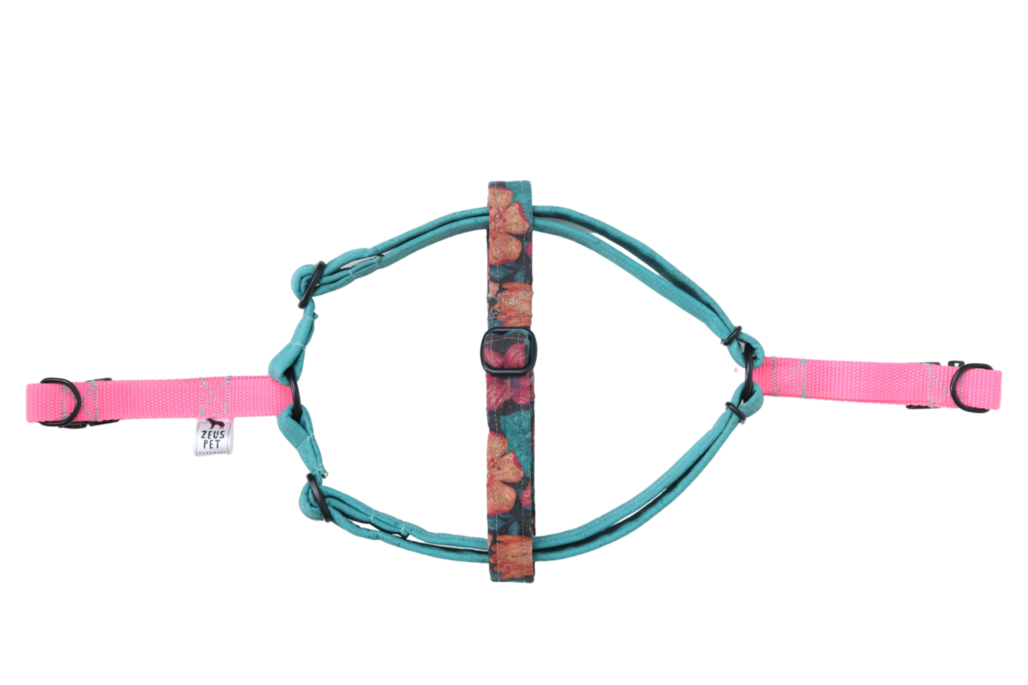 Step in Cork Harness Pink Spring - L/XL
