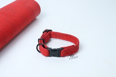 Cork Collar Swiss Collection Red XS