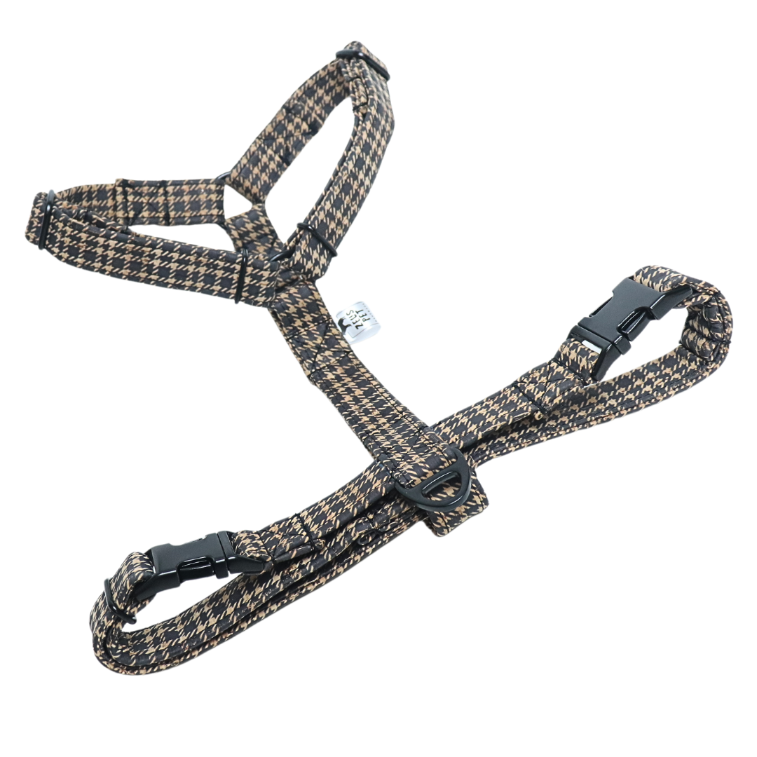 Cork Harness Model H  ZPH - Pied de Poule XL