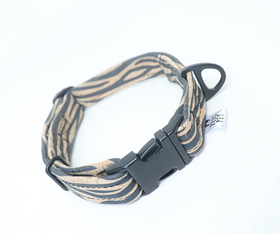 Cork Collar ZEBRA - Size M/L