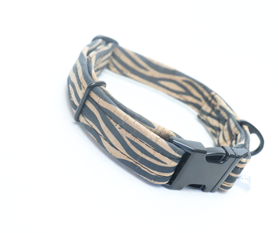 Cork Collar ZEBRA - Size M/L