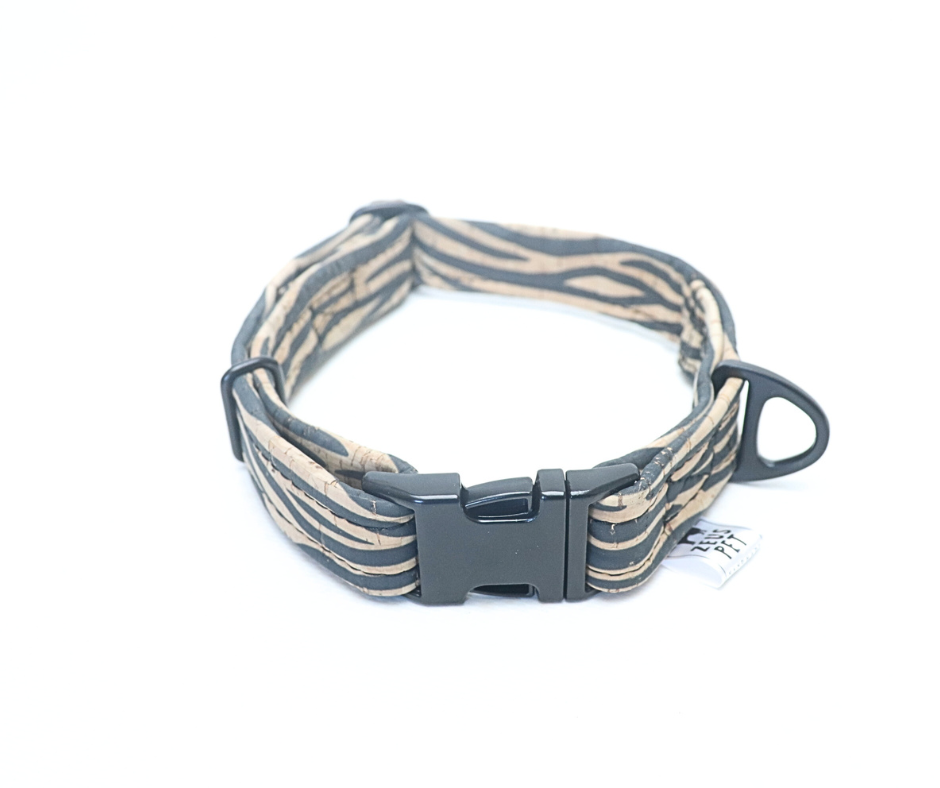 Cork Collar ZEBRA - Size M/L