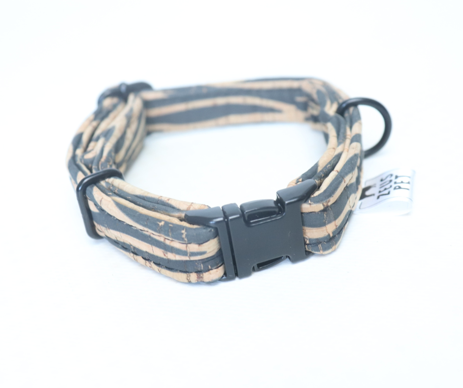 Cork Collar Zebra - Size S
