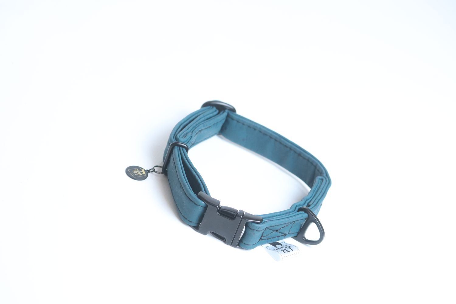 Cork collar  Teal Blue - Size M