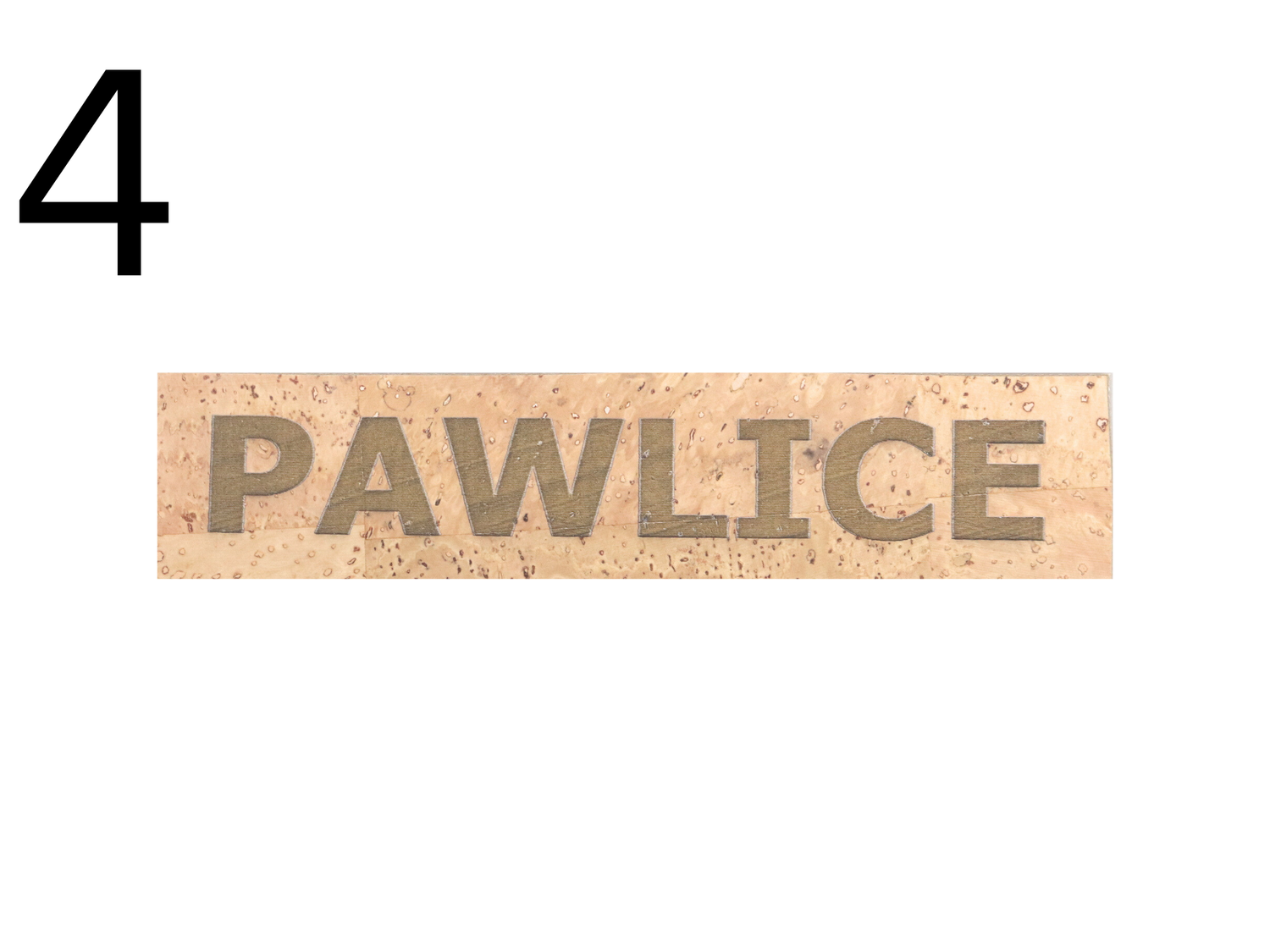 Engraved Cork collar NATURE ZPH