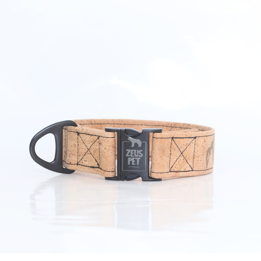 Heavy Duty engraved cork collar NATURE ZPH