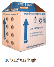 Single 2-Bird Shipping Box