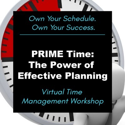 PRIME Time: The Power of Effective Planning Digital Workshop