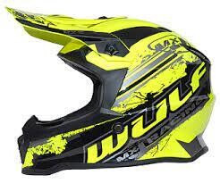 WULF JUNIOR AOFFROAD HELMET GUL