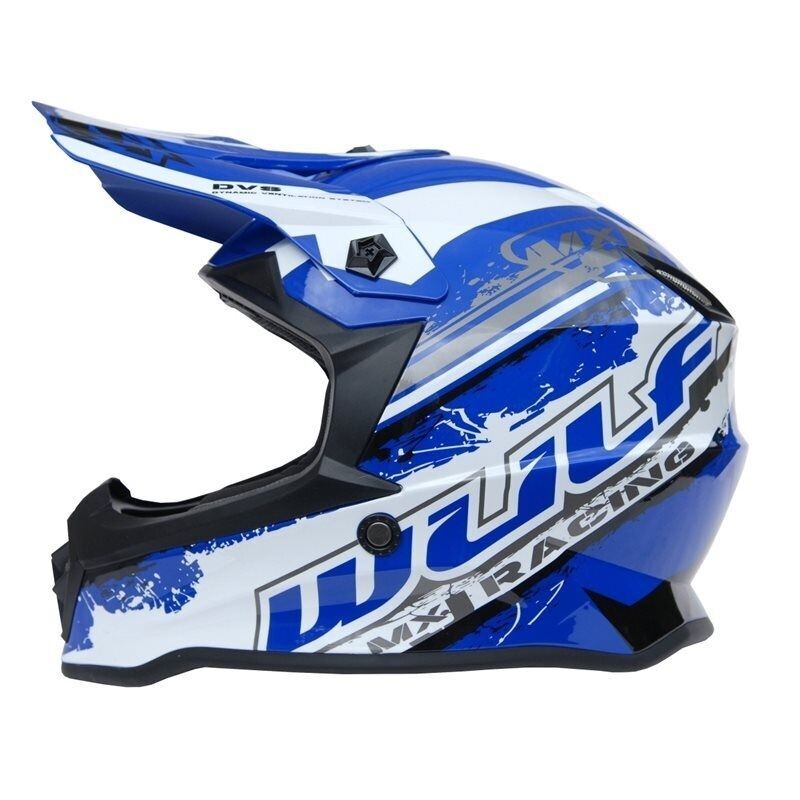 WULF JUNIOR AOFFROAD HELMET  BLÅ
