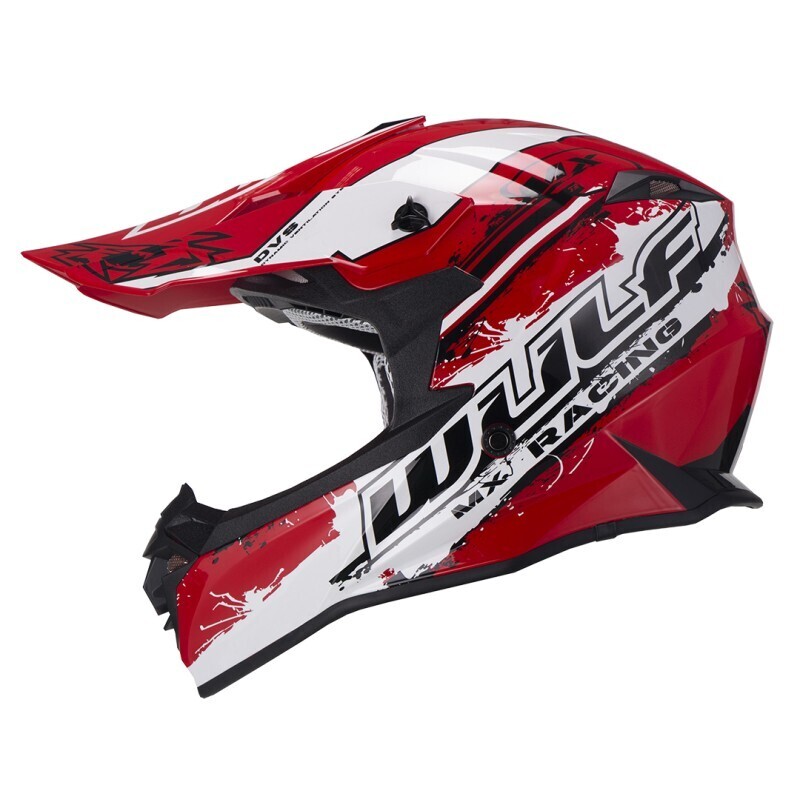 WULF JUNIOR AOFFROAD HELMET RÖD