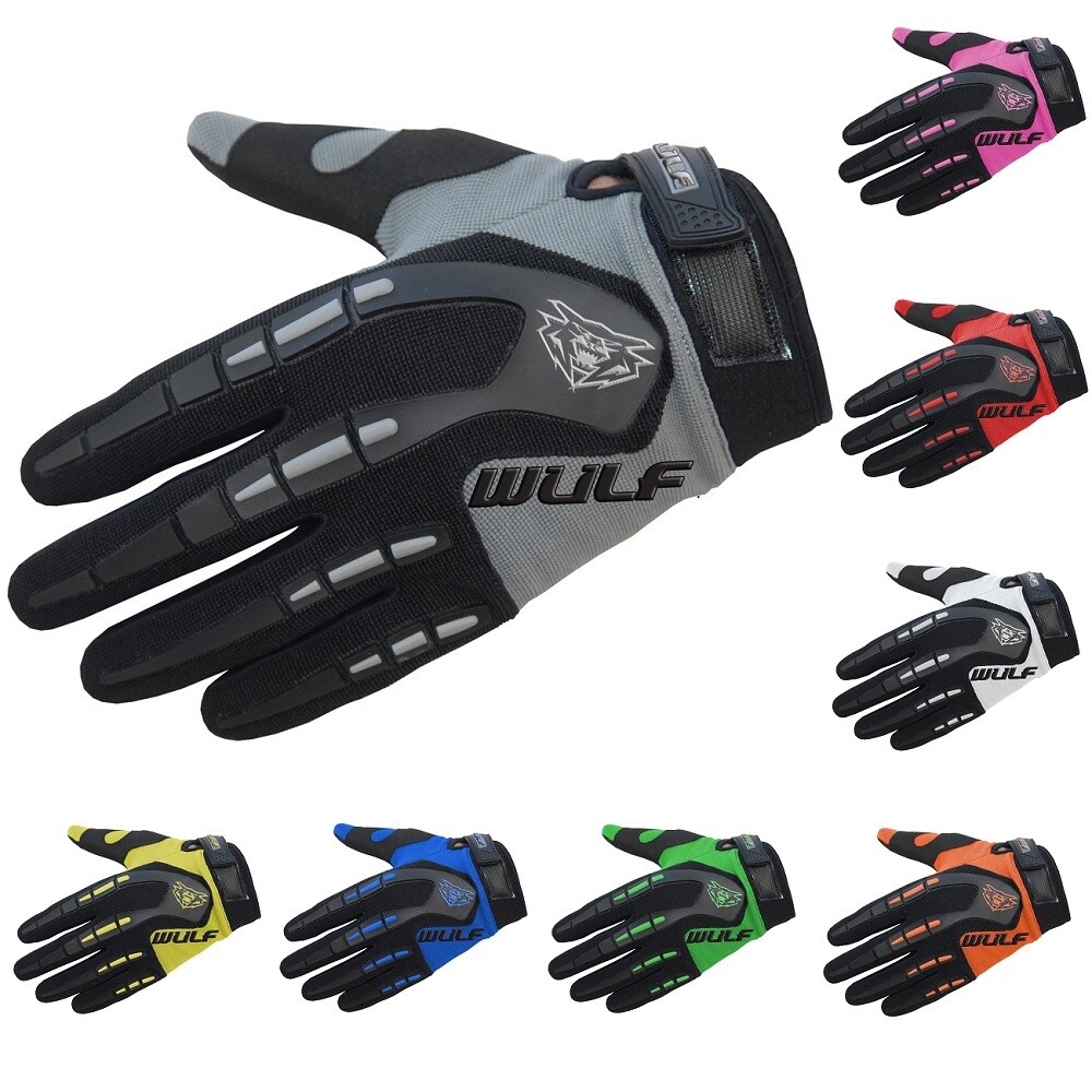 WULF ATTACK MOTORCROSS GLOVES SVART