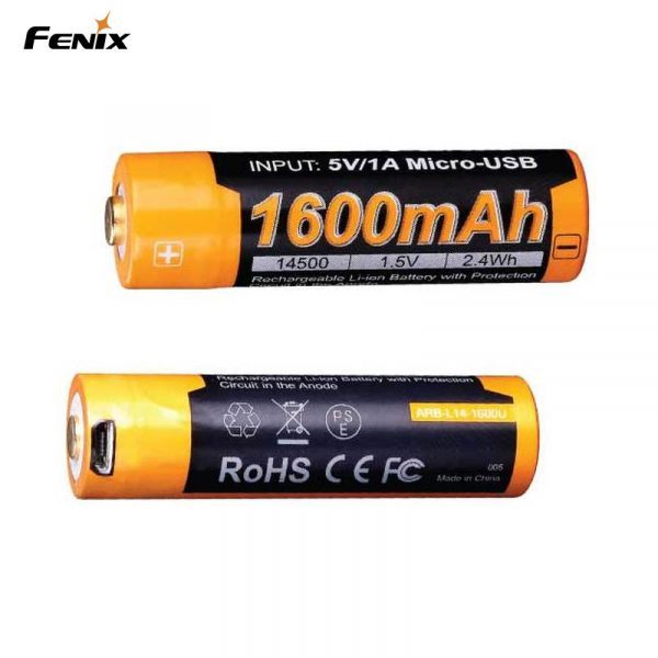 FENIX ARB-L14-1600U LI-ION AA BATTERI 1600MAH USB-LADDNING