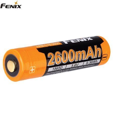 FENIX 18650 LI-ION BATTERI 2600 mAh