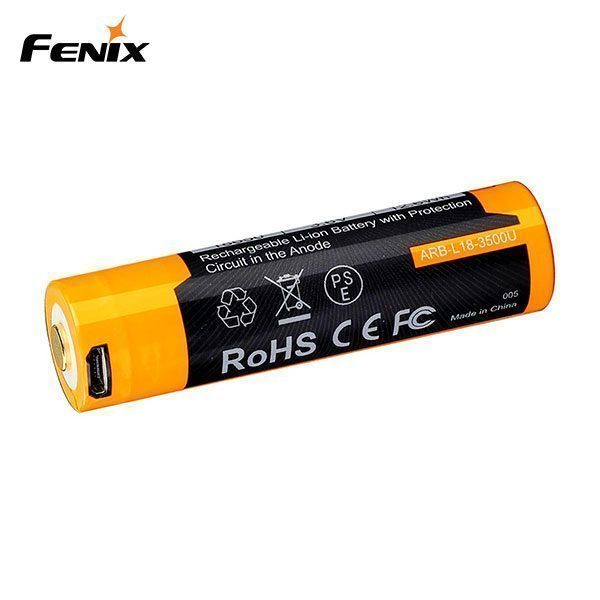 FENIX ARB-L18-3500U 18650 LI-ION USB BATTERI 3500 MAH