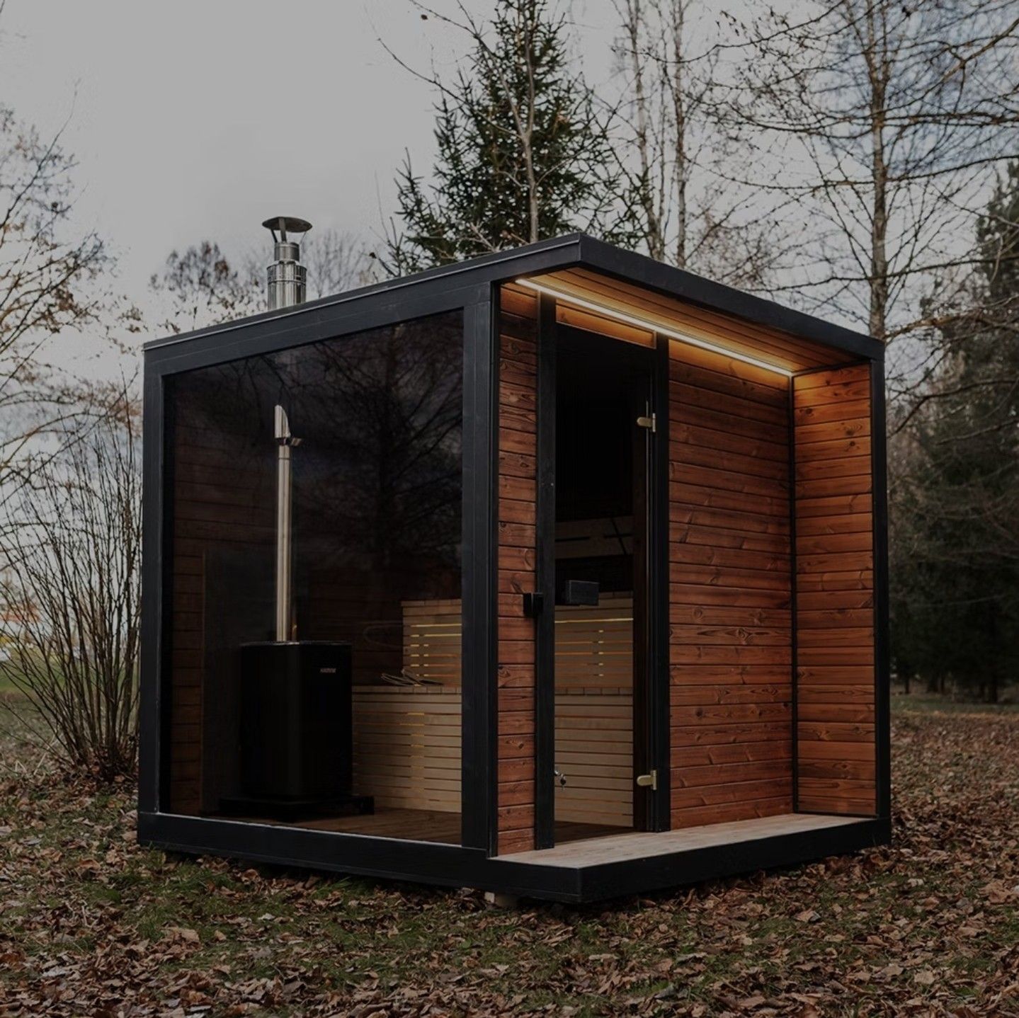 Bastu Ramsö 240x250 cm ThermoWood® Bastu Ramsö 240x250 cm ThermoWood®