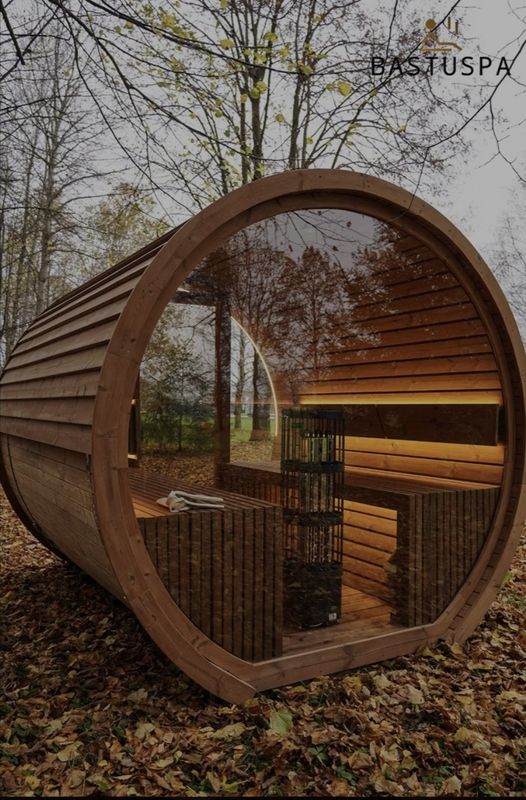 Bastu Furuskär ThermoWood® Panorama (6,5m²) WiFi Bastu Furuskär ThermoWood® Panorama (6,5m²) WiFi