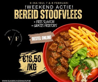 💥1 Kg Bereid stoofvlees 💥