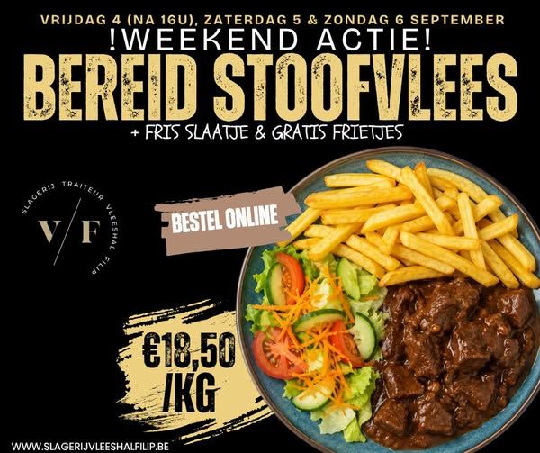 💥1 Kg Bereid stoofvlees 💥