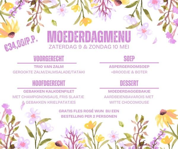 Moederdagmenu