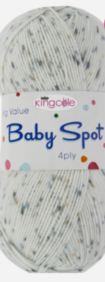 King Cole Baby Spot 4 ply knitting yarn