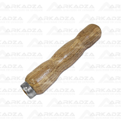 Cód. 106 - Cabo Madeira p/ Espeto Ø 34mm x 170mm Furo 12mm