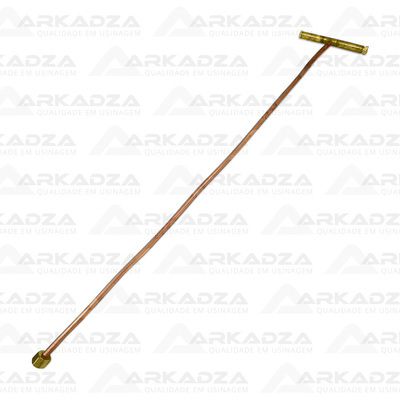 Cód. 111/2 - Injetor Completo p/ Queimador “T” , Ø1/4&quot; x 550mm