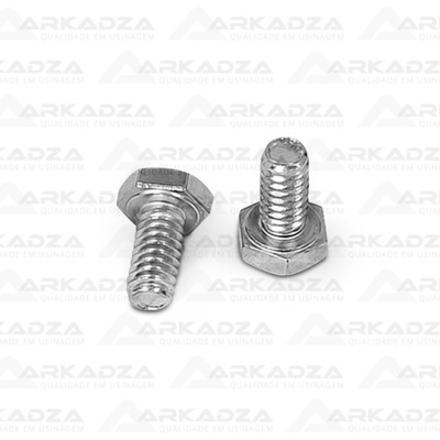 Cód. 133 - Parafuso Sextavado 1/4″UNC X 1/2″ Zincado (Engrenagens/Ganchos)