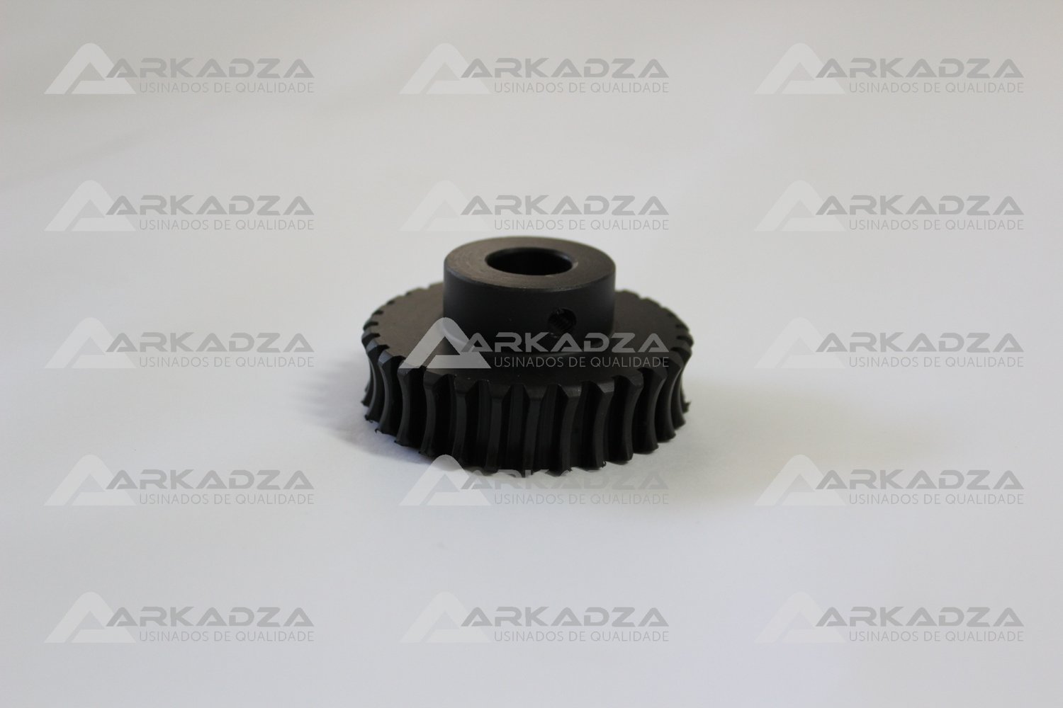 B2 Cód. 156 - Coroa Poliacetal c/ Pescoço M 2 Ø63 x 30mm Furo Ø16mm