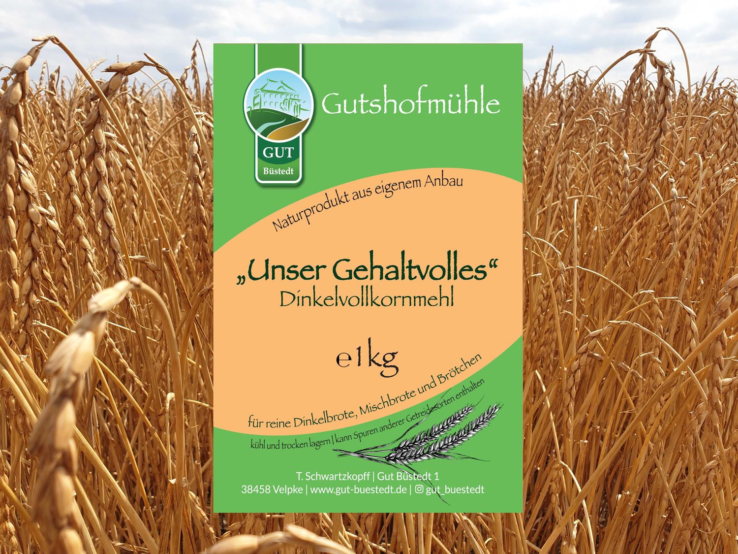 Unser Gehaltvolles  -  Dinkelvollkornmehl